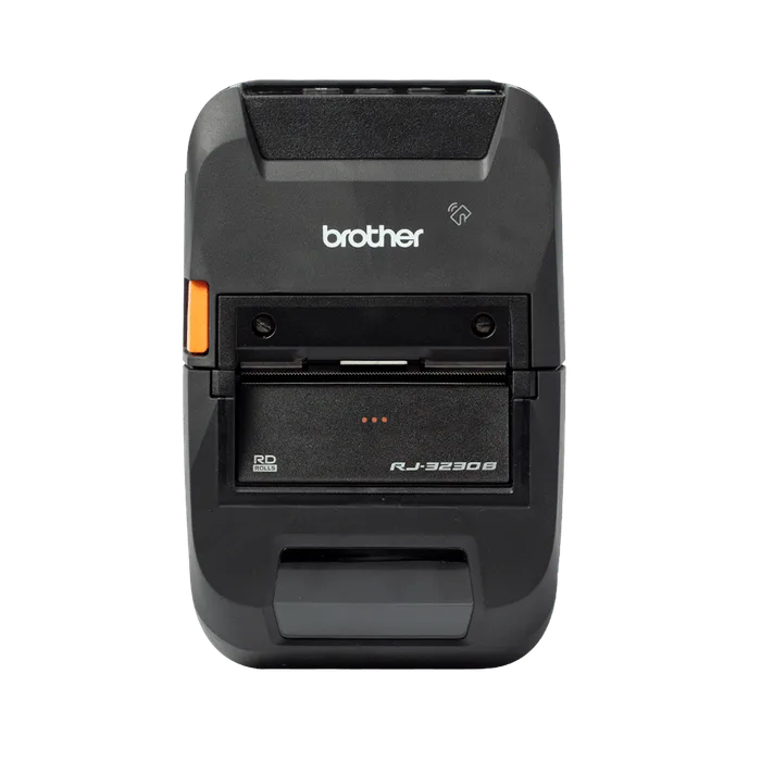 Etikettendrucker BROTHER RJ-3230BL, 3 Zoll, Thermodirektdruck, 203dpi, USB-C, Bluetooth 5.0, schwarz