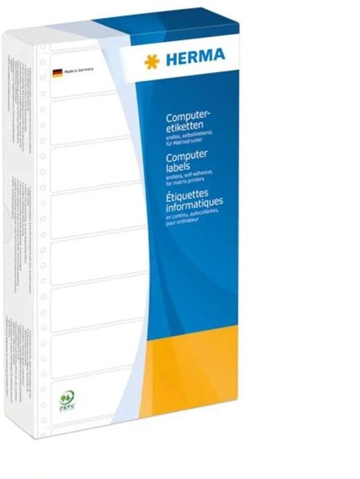 Computeretiketten endlos 1-bahnig (147,32 x 99,2 mm) - Weiß
