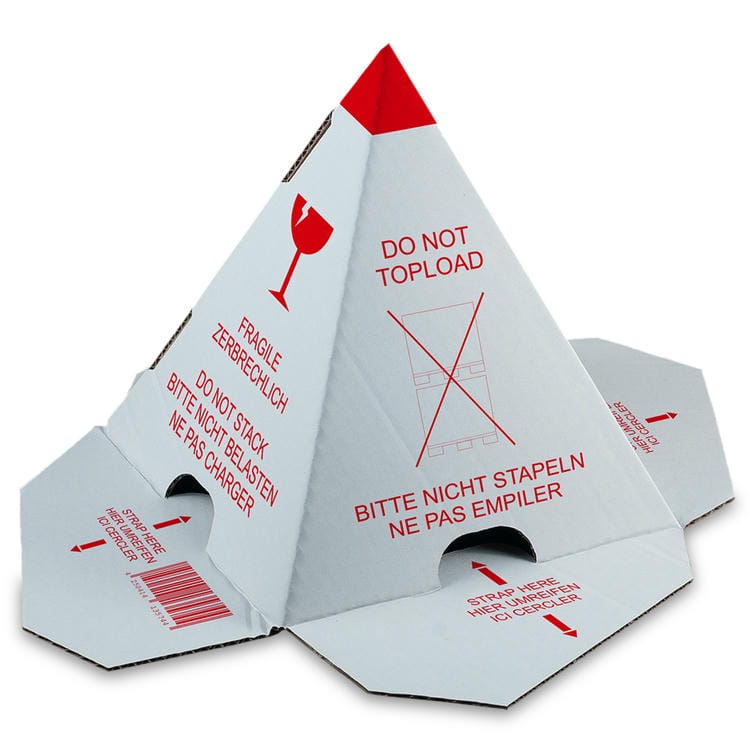 Palettenhütchen mit Haftklebung (360x360x230 mm)