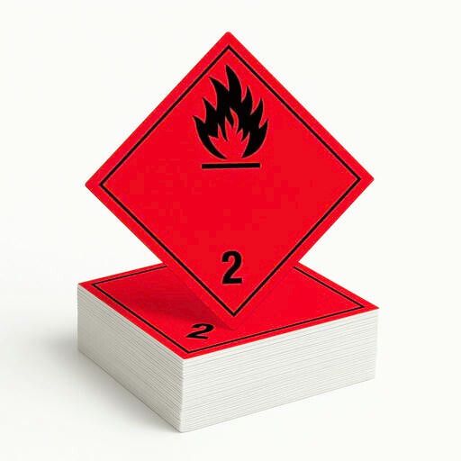 Gefahrgutetikett Klasse 2 – Gase